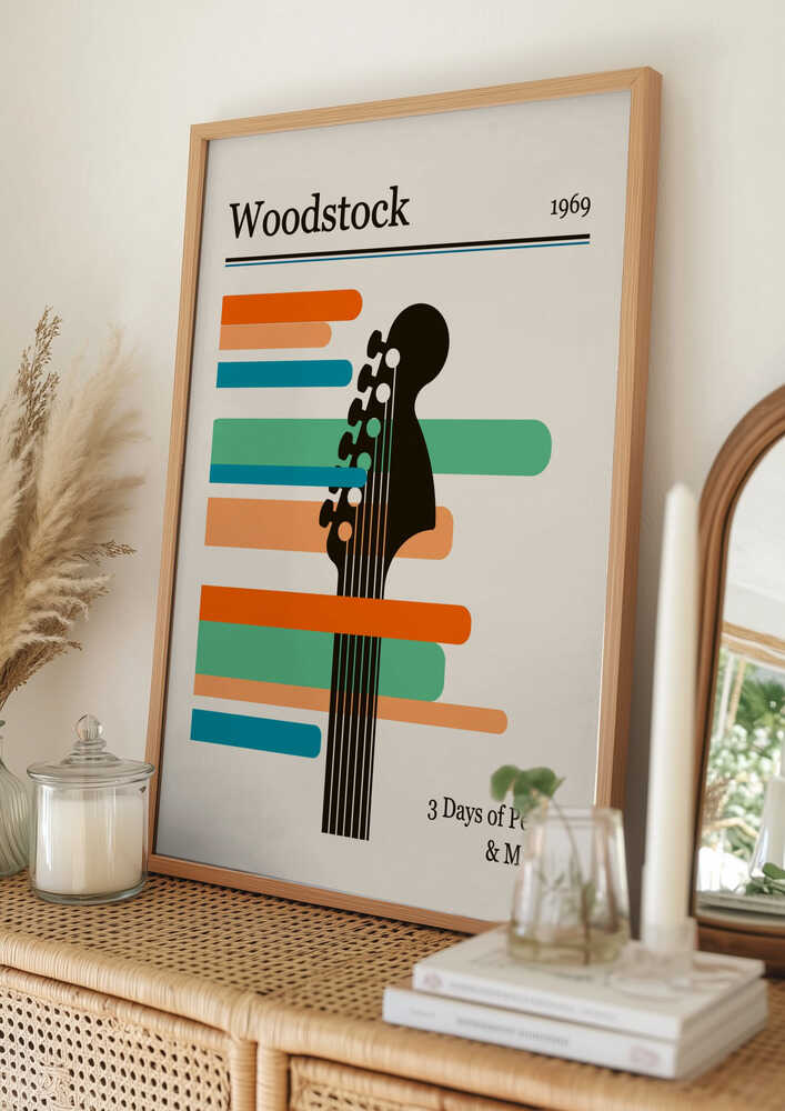 Woodstock Guitar Festival Poster