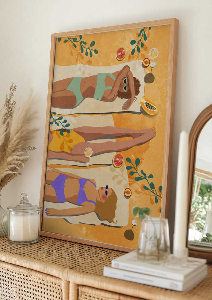 Poster „Sommermädchen“