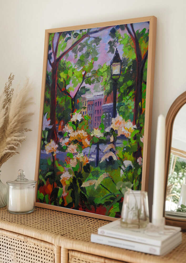 Lebendiger Stadtgarten – Poster