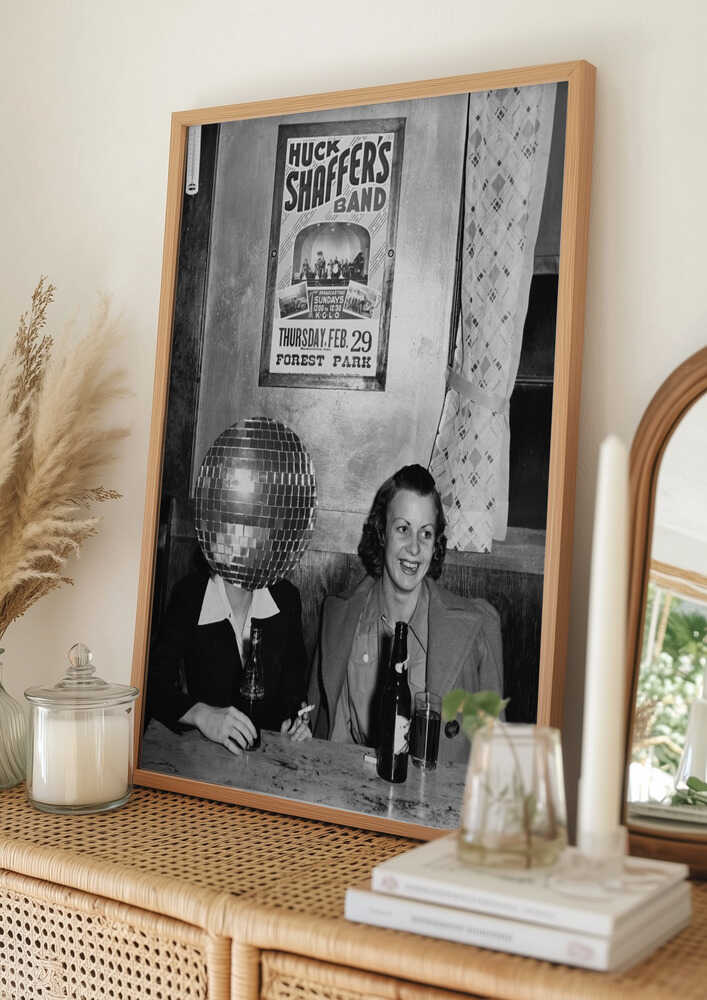 Poster „Retro-Disco-Bar-Spaß“