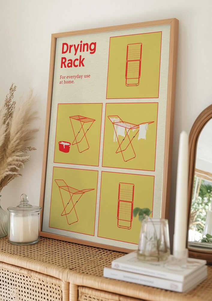 Poster „Poster-Trockengestell“