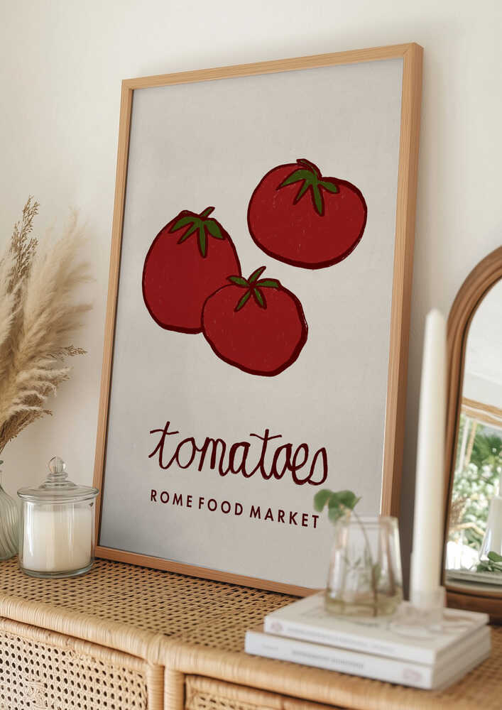 Frische Markttomaten Poster