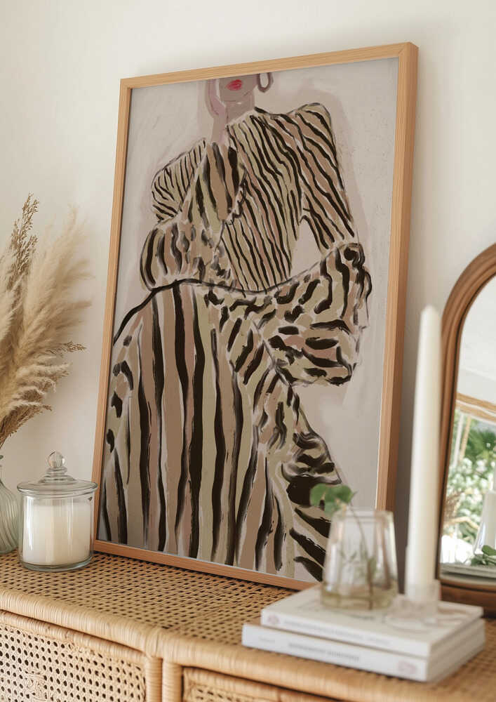 Eleganz des Zebras – Poster