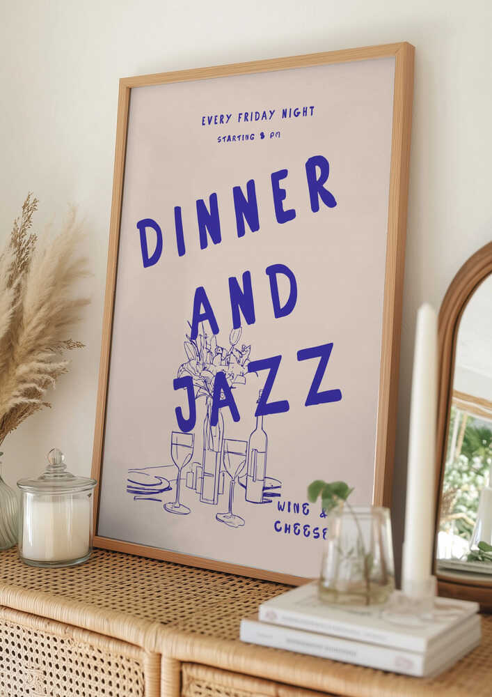Jazz Night Feast Poster