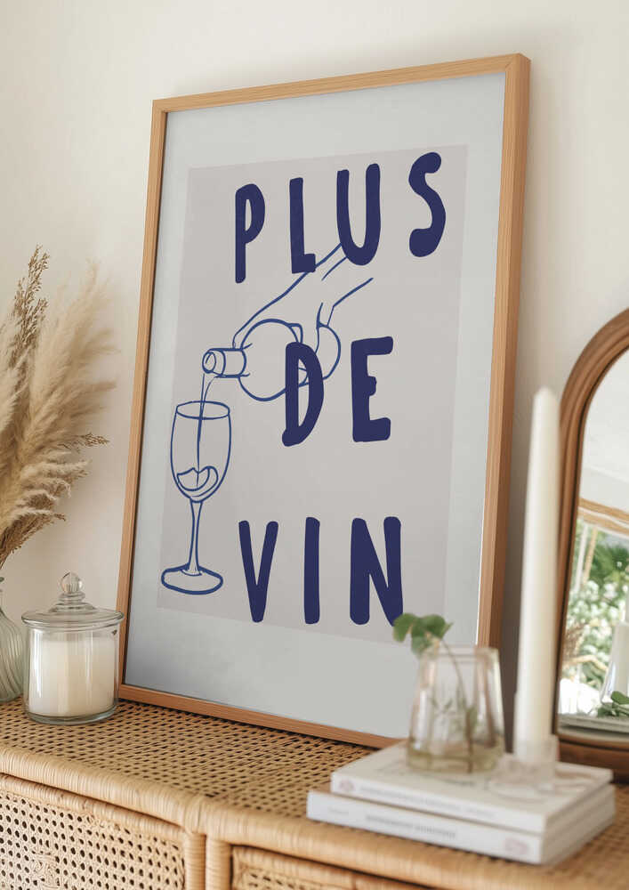Poster „Moment des Weineinschenkens“