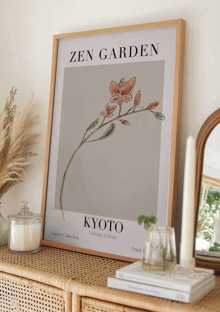 Sakura-Gelassenheit-Poster