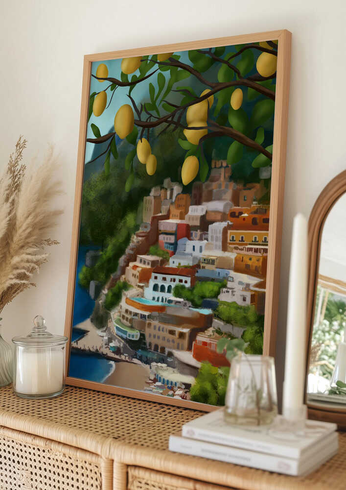 Lemon Coast Vistas Poster