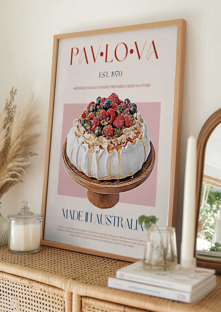 Beeren-Pavlova-Genuss, Poster