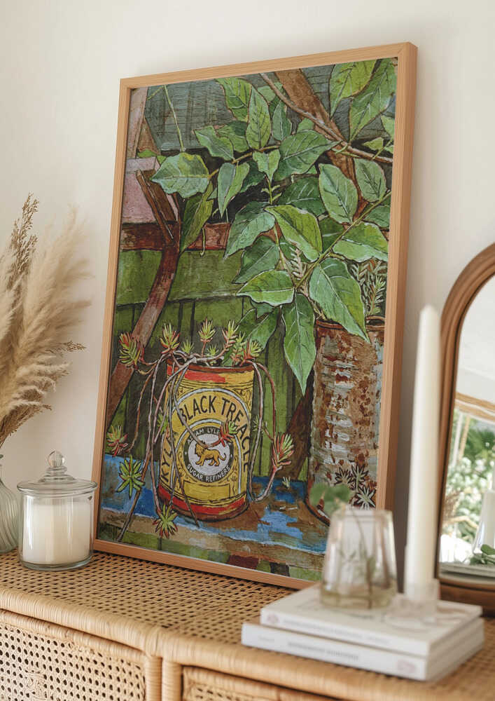Rustic Garden Still Life Poster