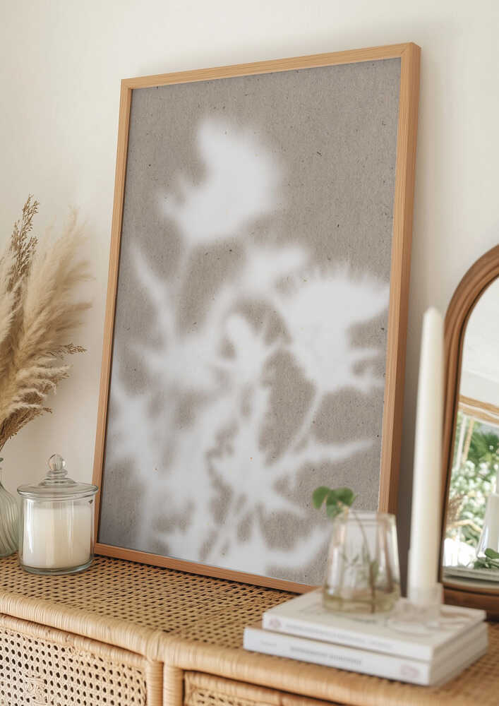 Poster „Sanfte botanische Schatten“