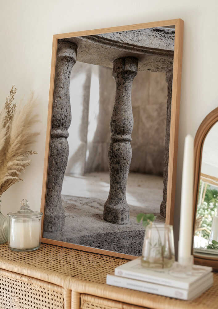Classic Stone Balustrade Poster