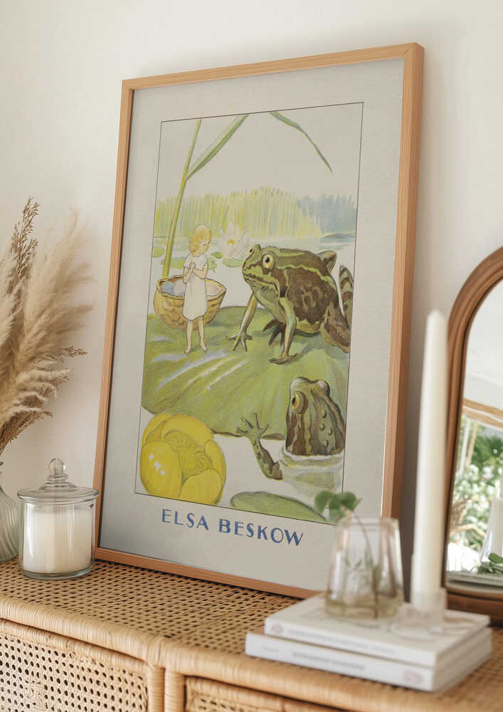 Poster „Tummelisa Grodorna“, Elsa Beskow, H. C. Andersen