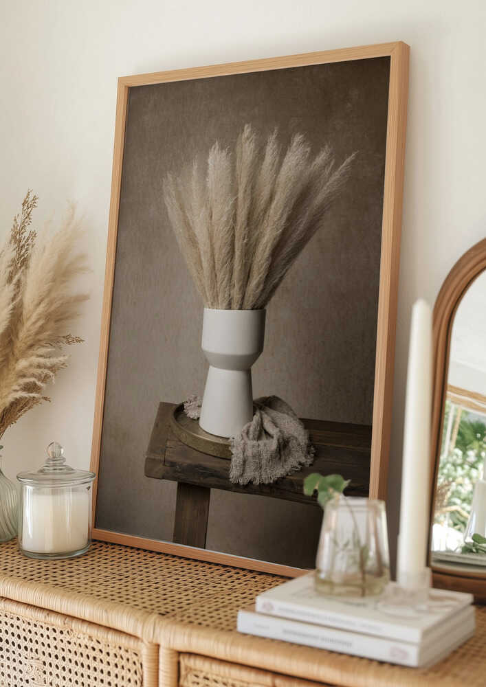 Modern Pampas Still Life Poster