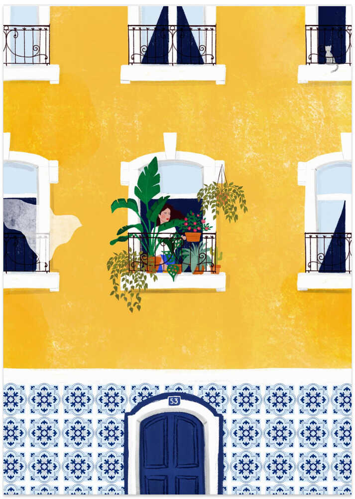 Lissabon-Poster