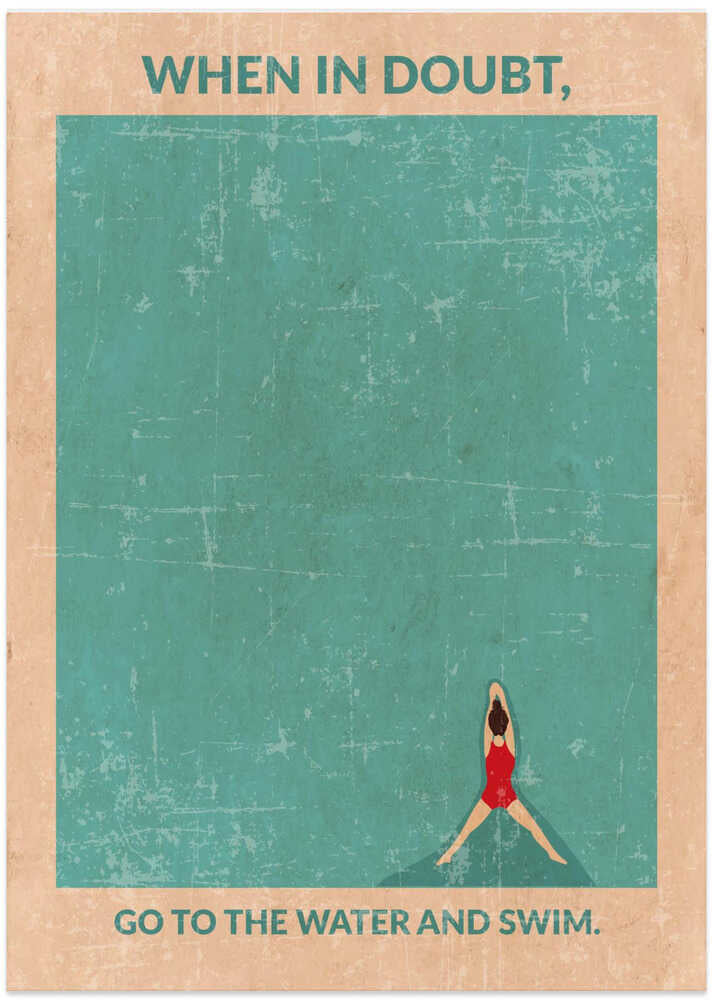 Open Water Standard Wandkunst – Poster
