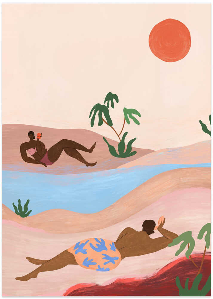 Strand, bitte Poster