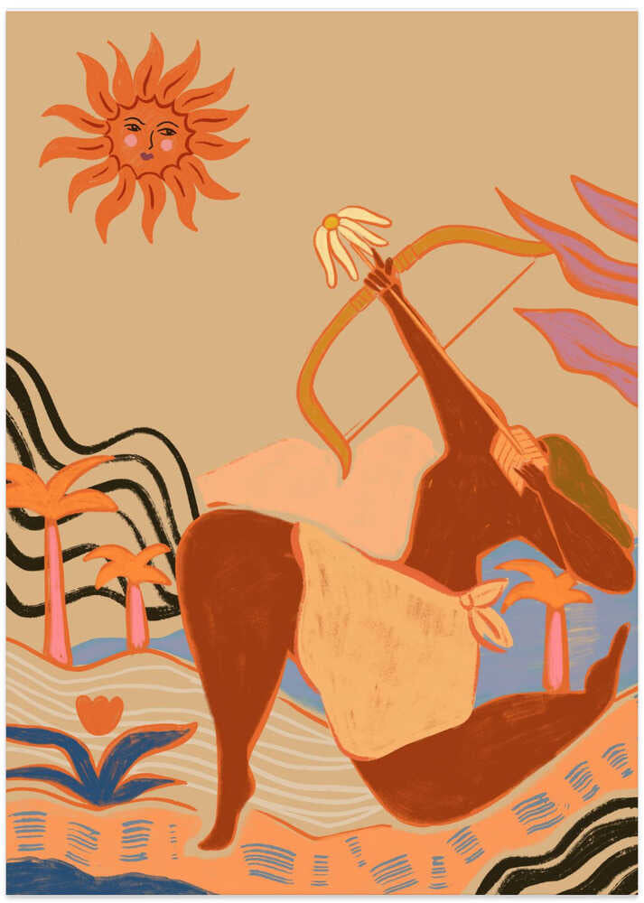 Bogen-und-Pfeil-Poster