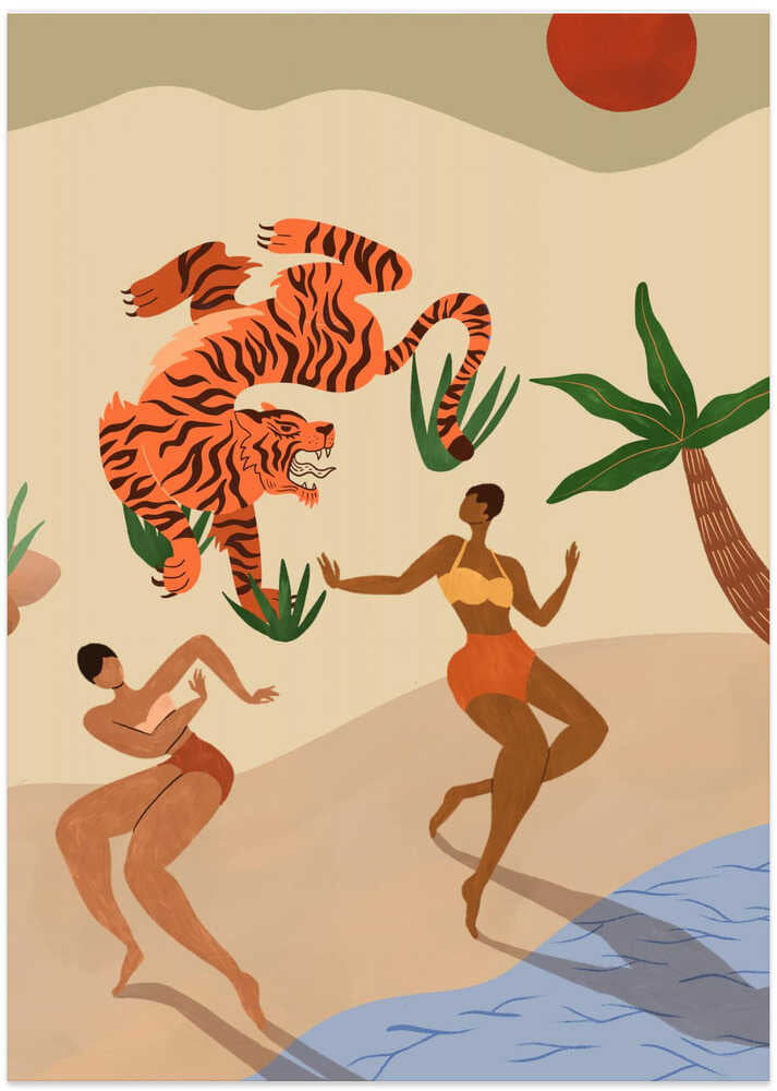 Tanzender Tiger – Poster