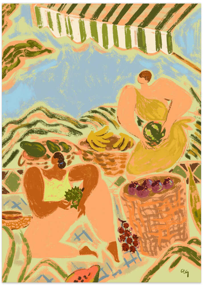 Obststand – Poster