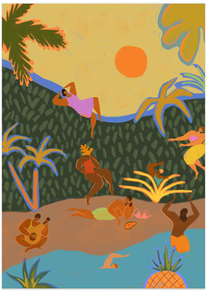 Sommerparadies-Poster