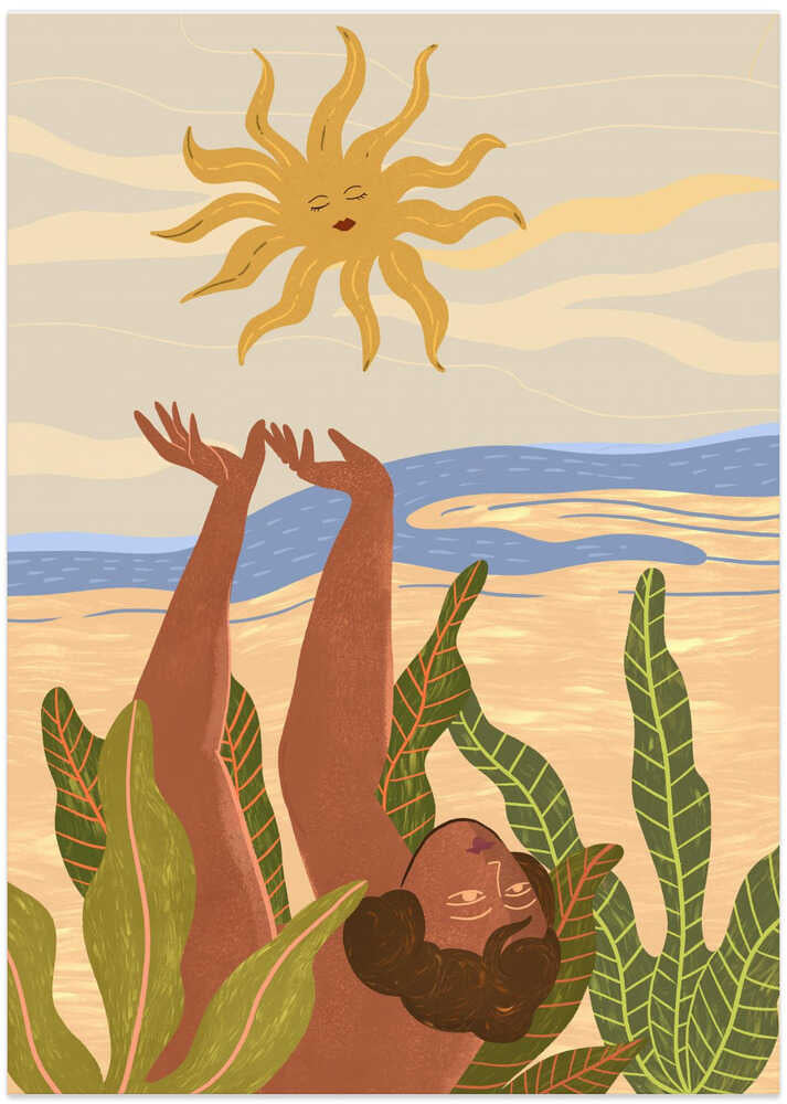 Sonnenverehrung-Poster