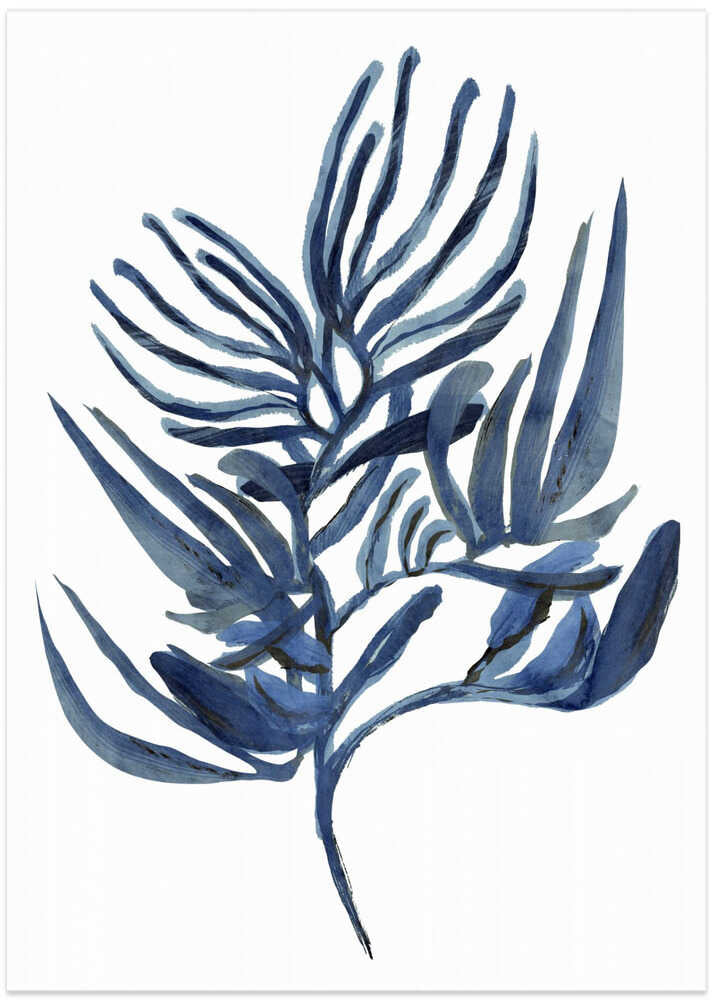 Blue Aquatic Plant Poster 1 Poster