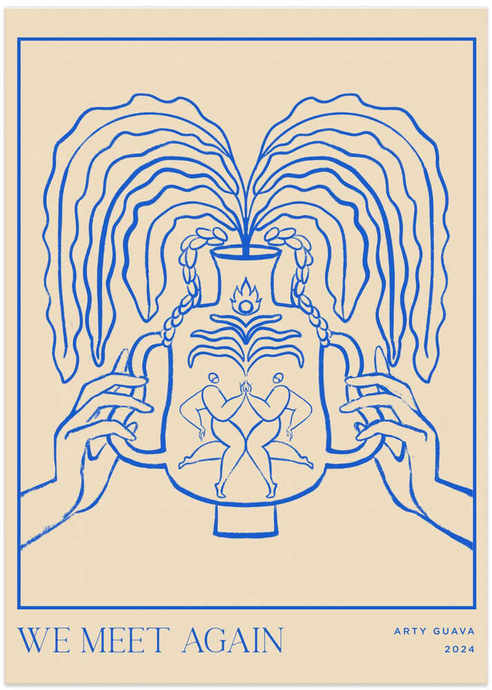 Vessel-Kollektion: Wir treffen uns wieder (LineArt) Poster