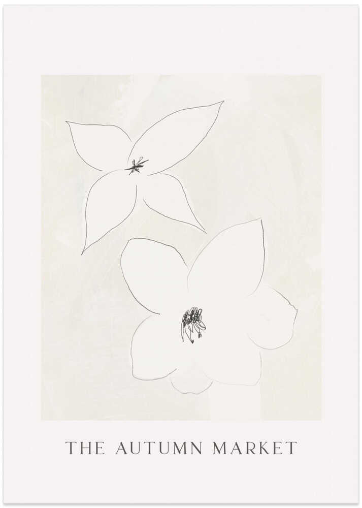 Zarte Blüten – Poster