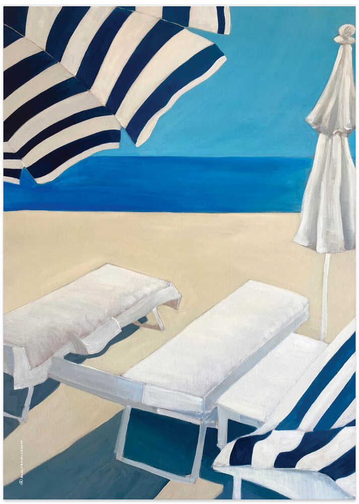 Beachside Serenity Poster