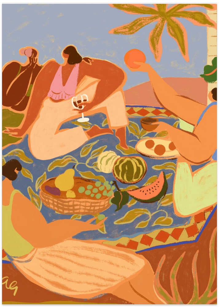 Sommerpicknick Poster