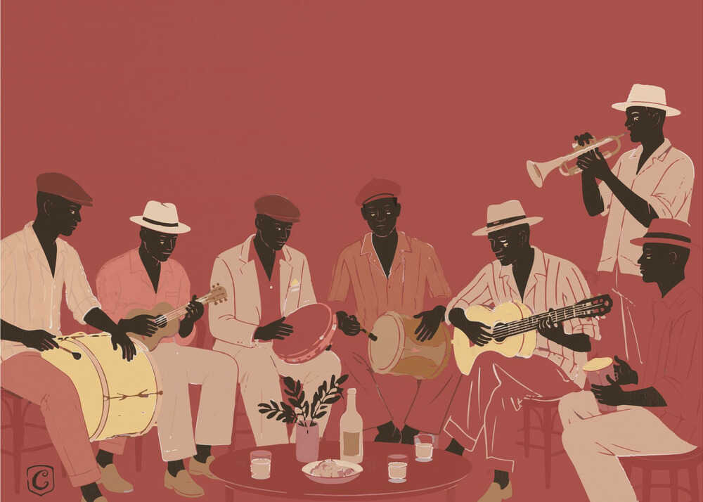 Jam-Session der Musiker Poster