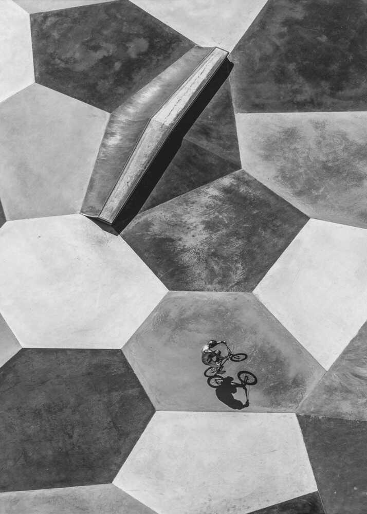 Poster „Geometrie im BMX-Park“