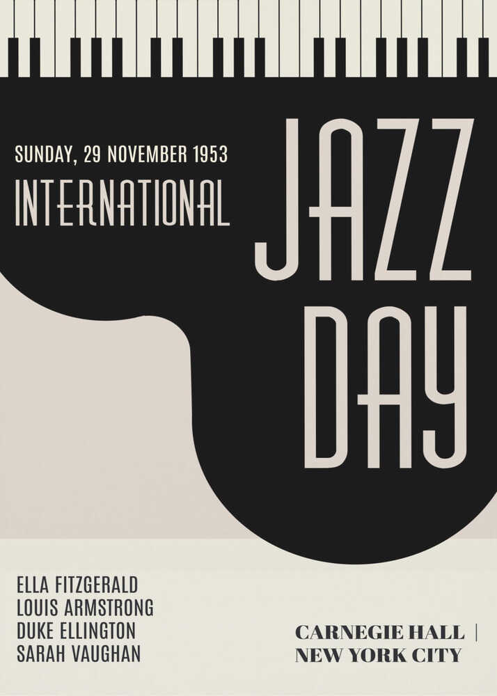Jazzige Tage Poster