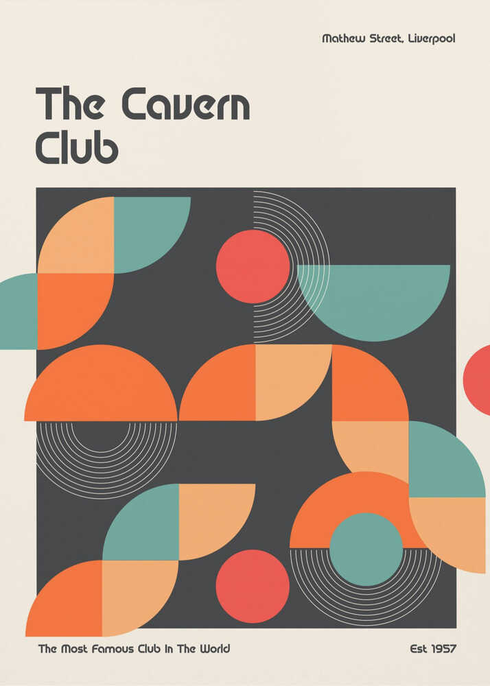 Poster mit Cavern-Club-Design Poster
