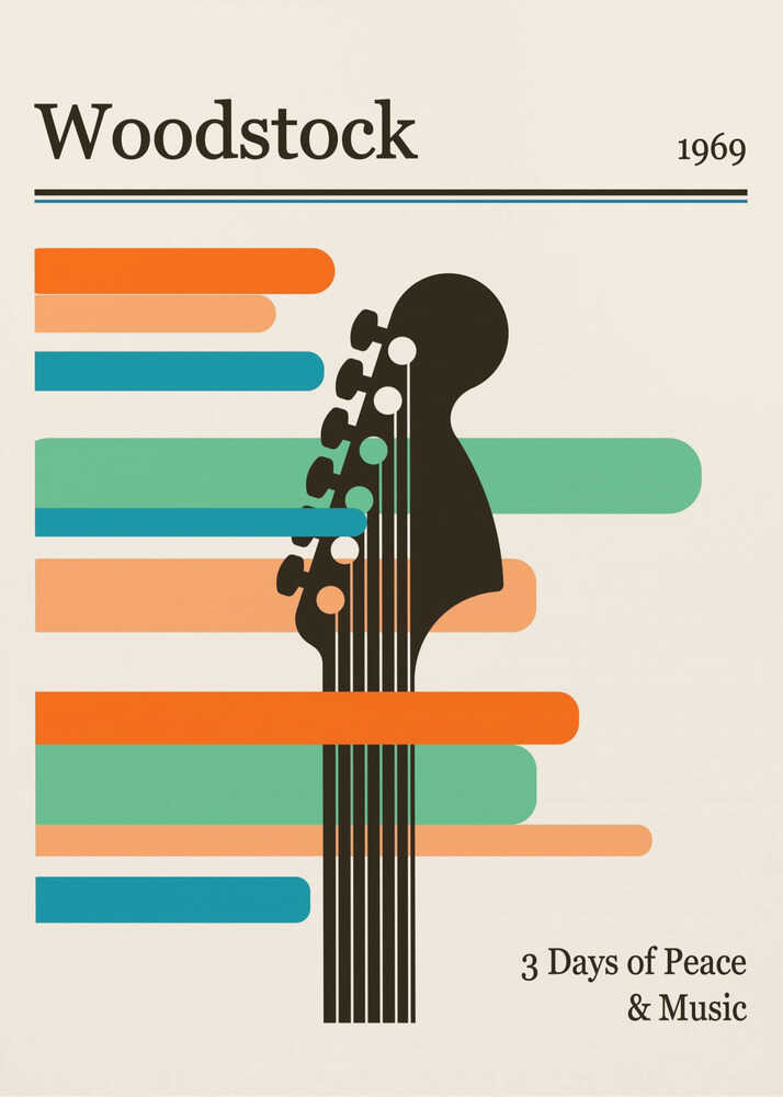 Woodstock Guitar Festival Poster