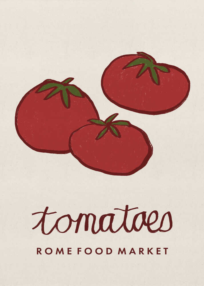 Fresh Market Tomatoes Poster