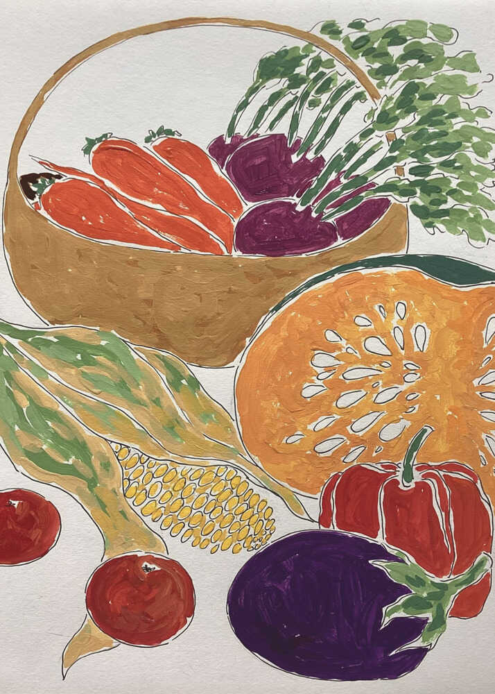 Vibrant Vegetable Harvest Poster