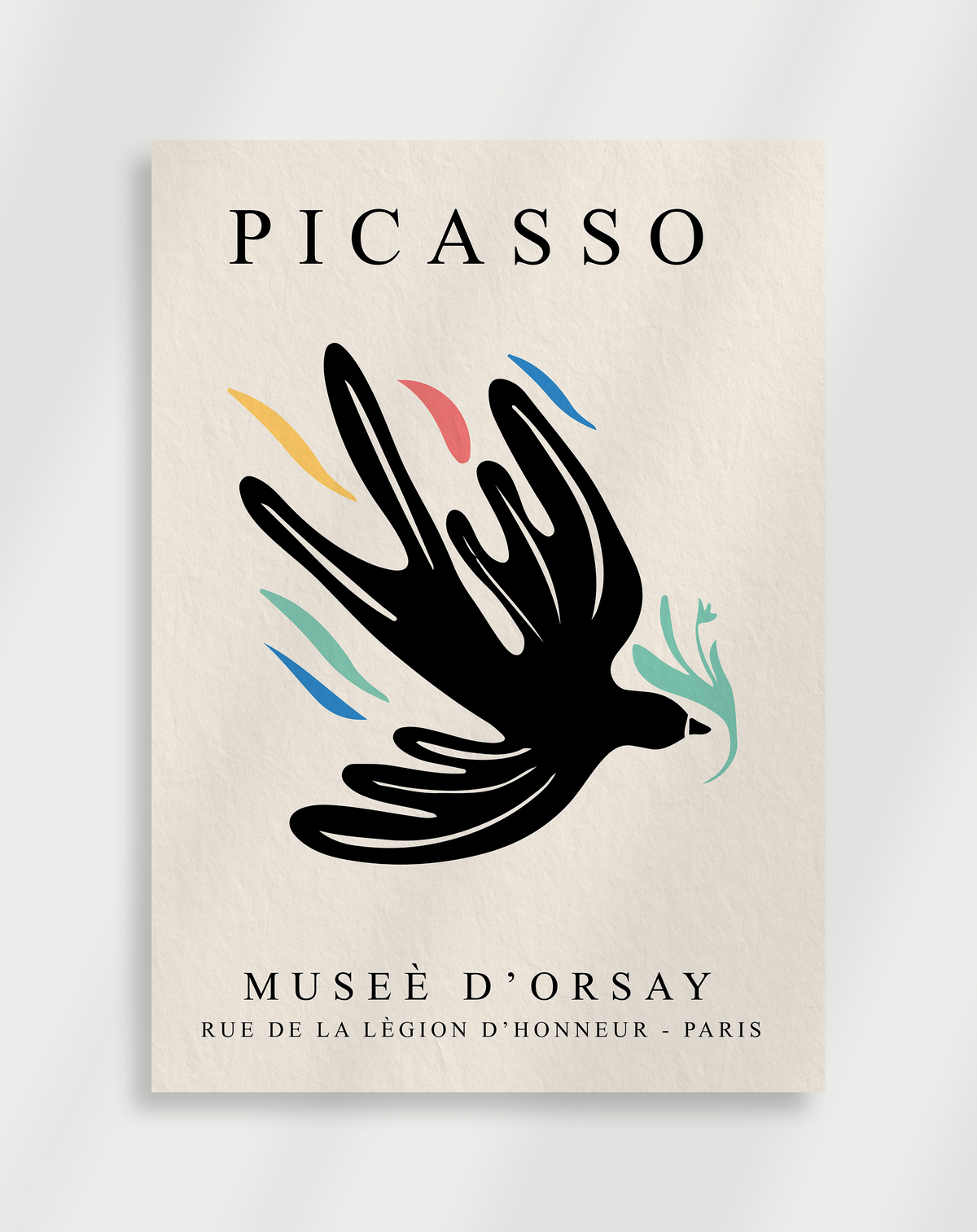 Abstraktes Picasso-Poster