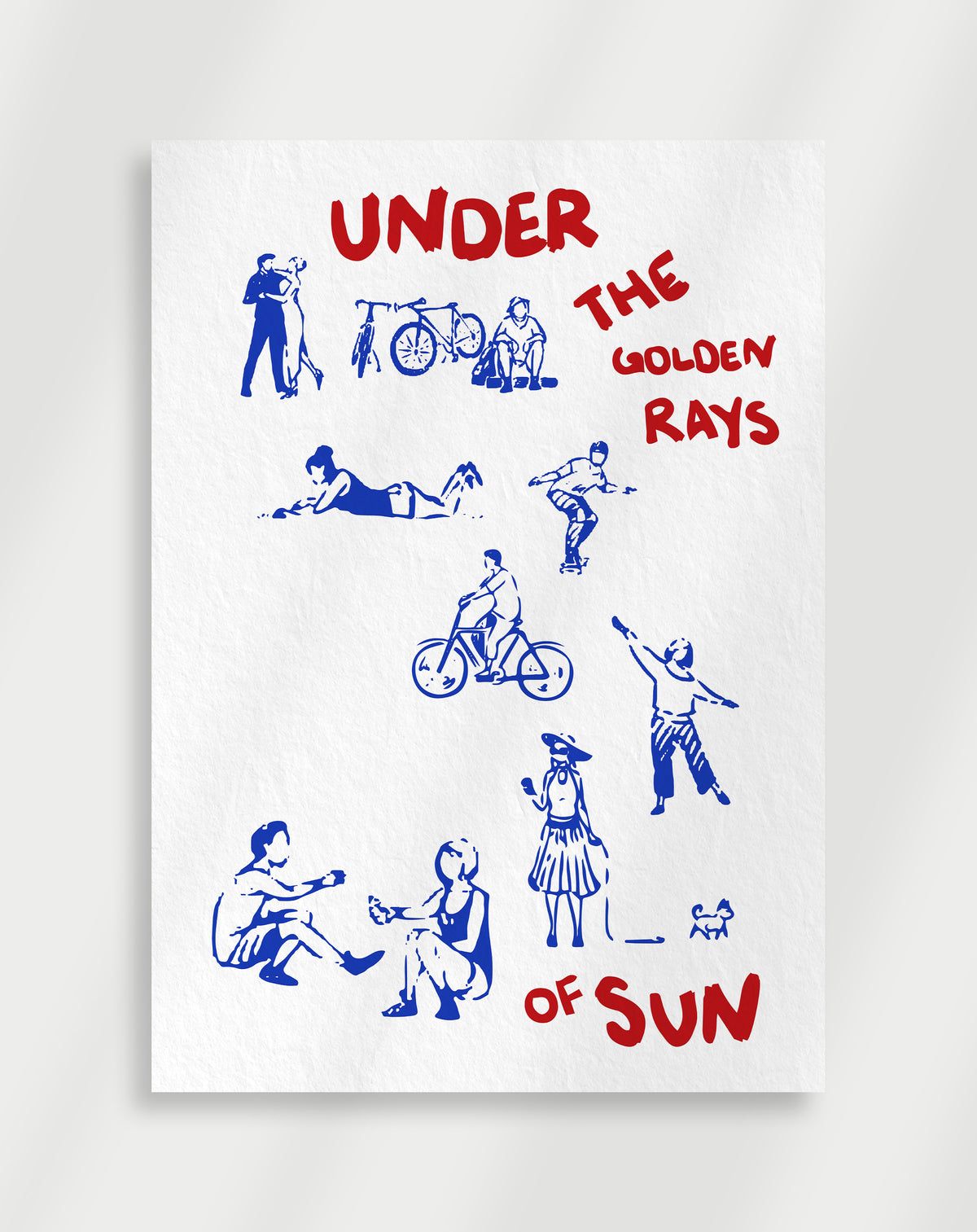 Französisches Kunstposter