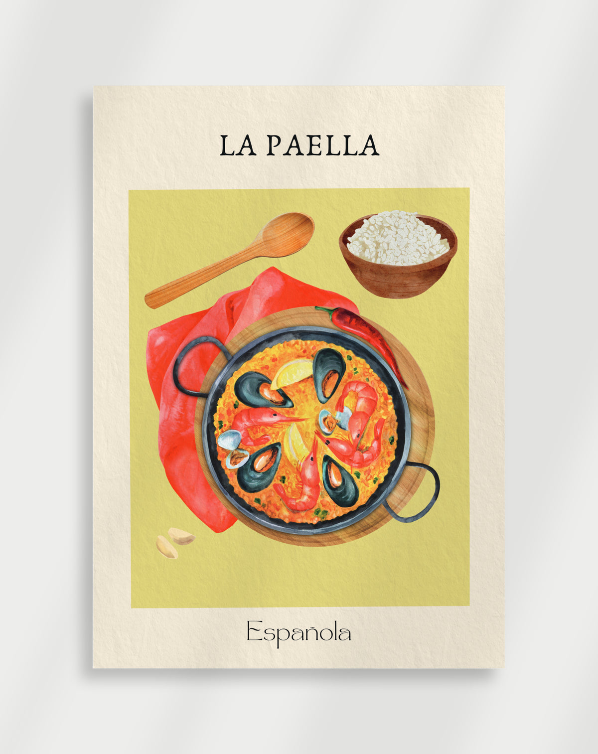 Food-Poster „La Paella“