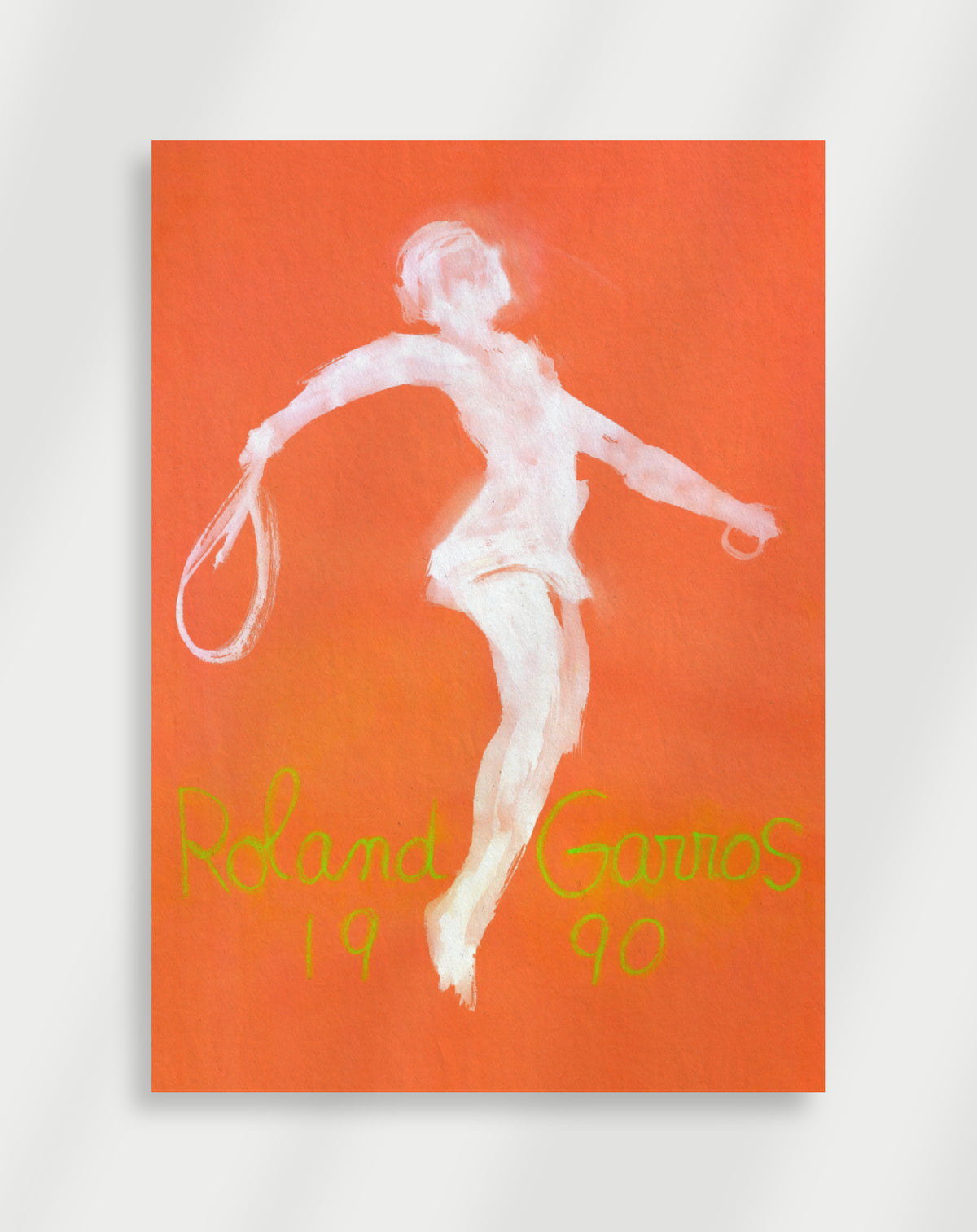 Poster mit Tennisspieler