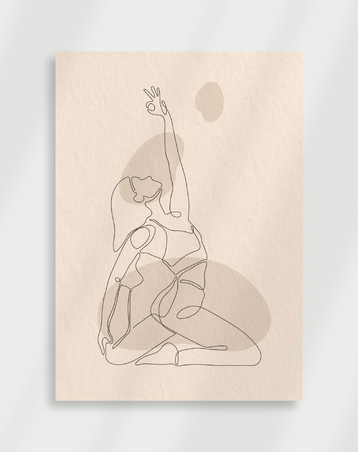 Woman Stretching Poster