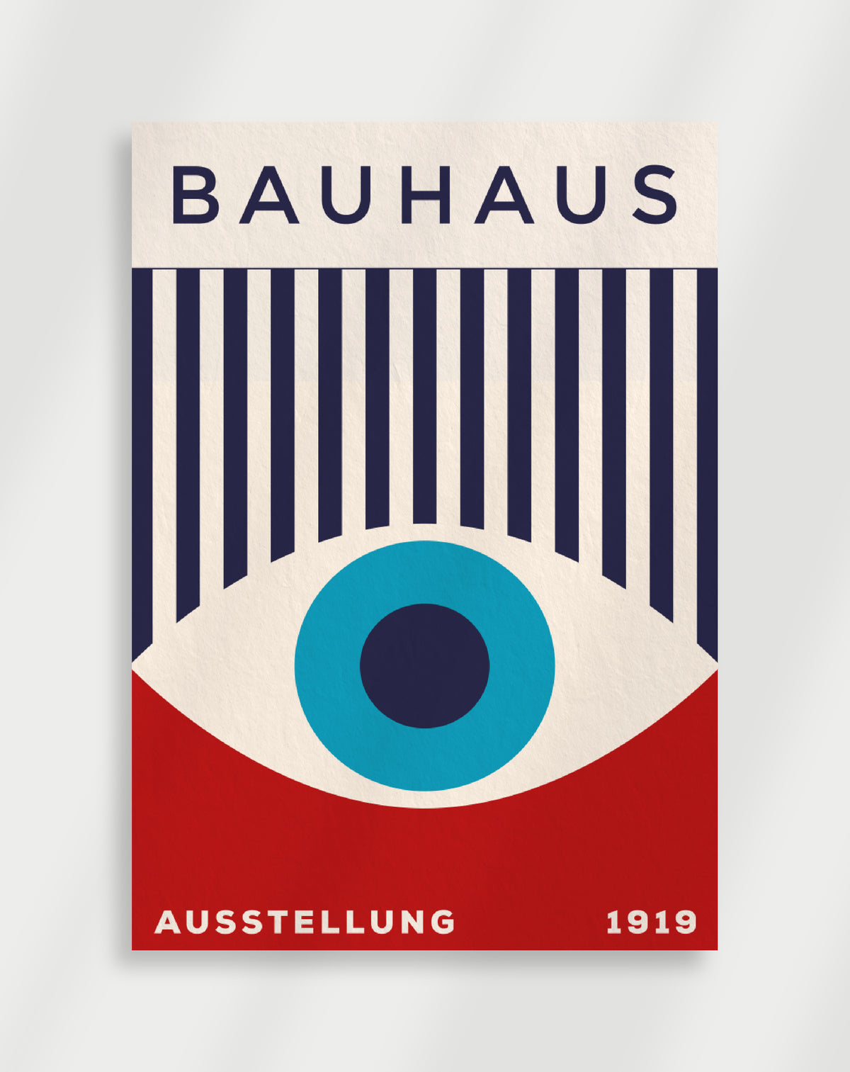 Abstraktes Bauhaus-Augen-Poster