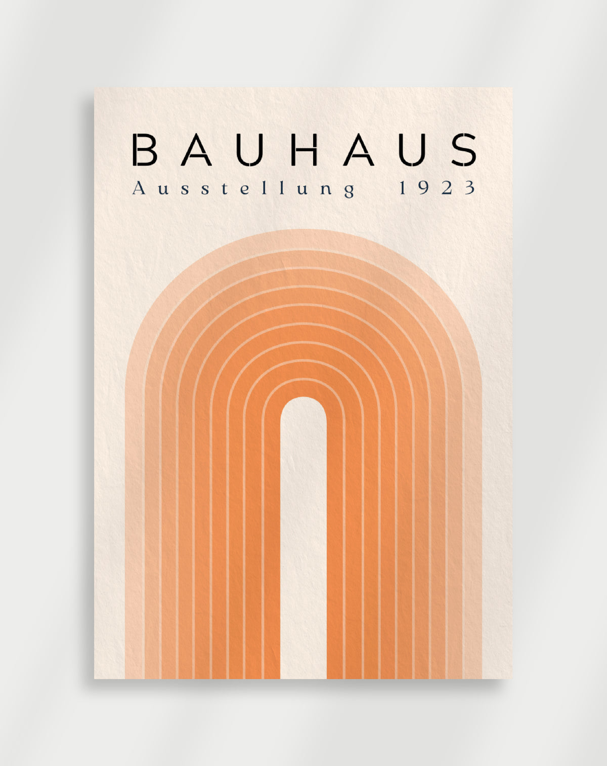 Bauhaus Arch Gradient Poster