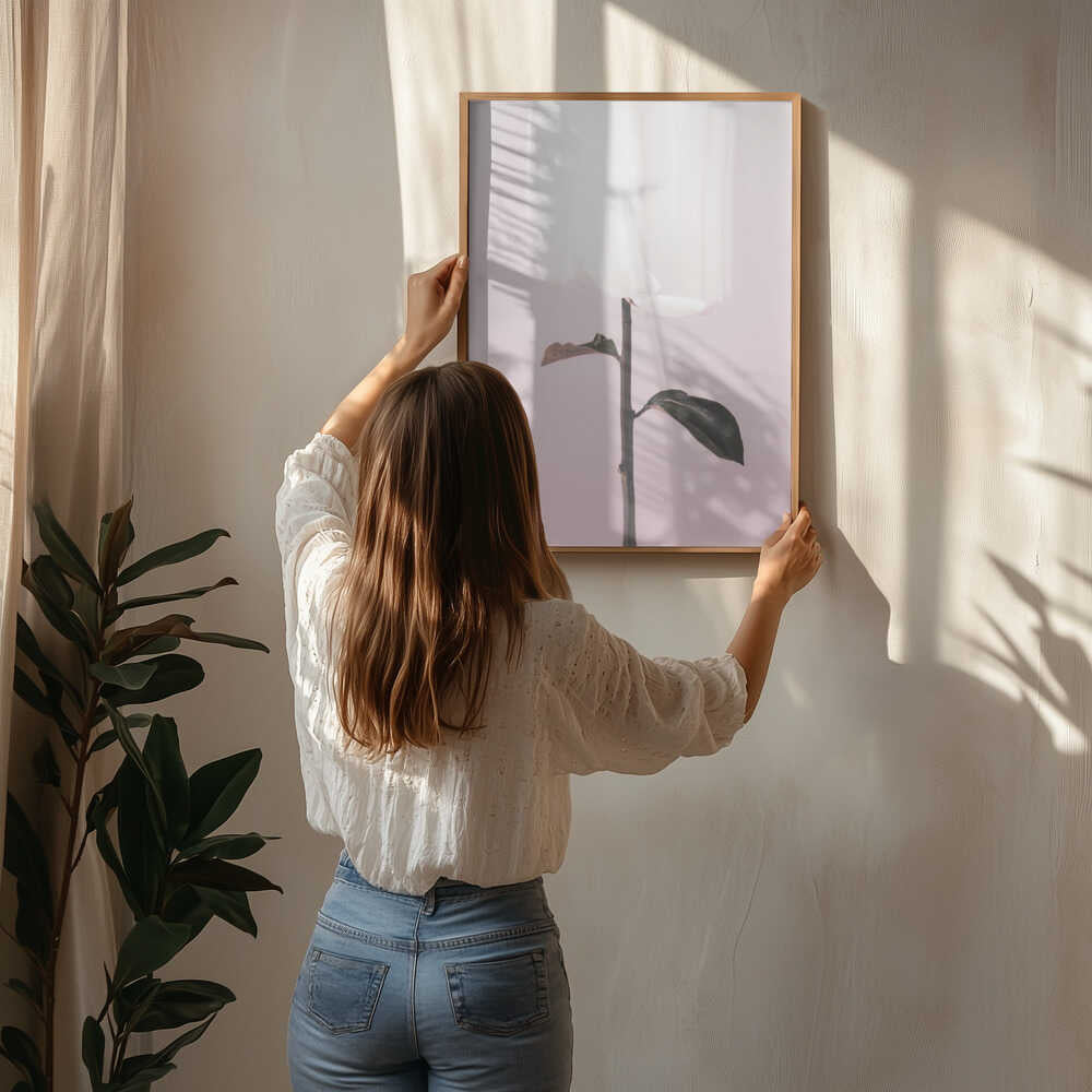 Poster „Ätherische weiße Blüte“