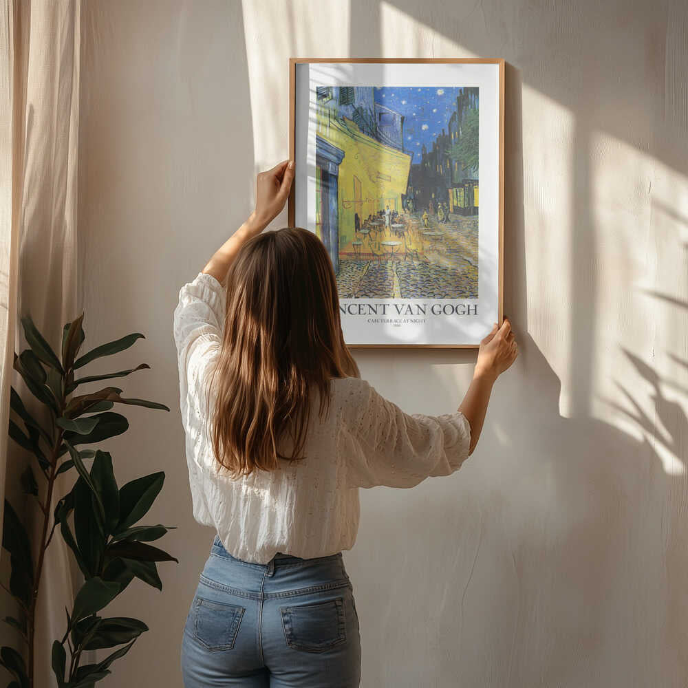 Vincent Van Gogh: Caféterrasse bei Nacht – Poster