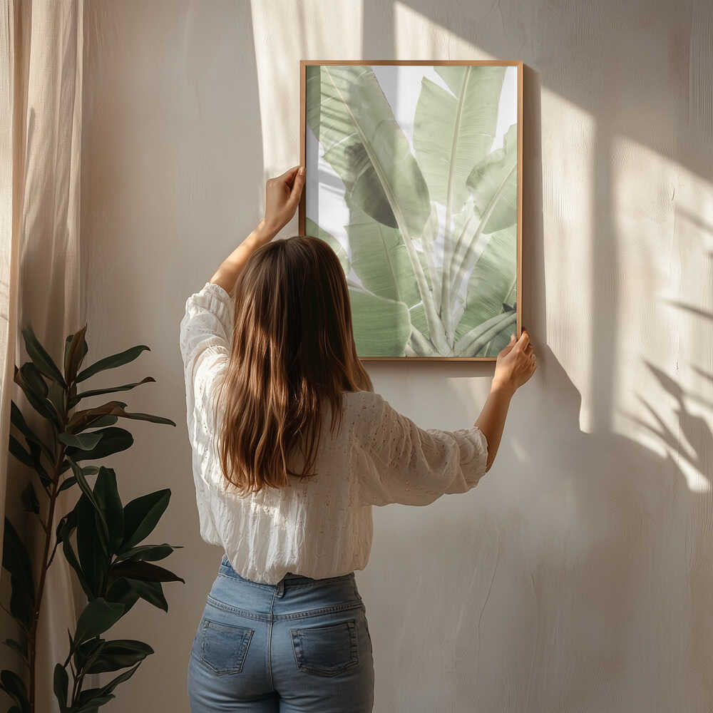 Verdant Leafscape Poster
