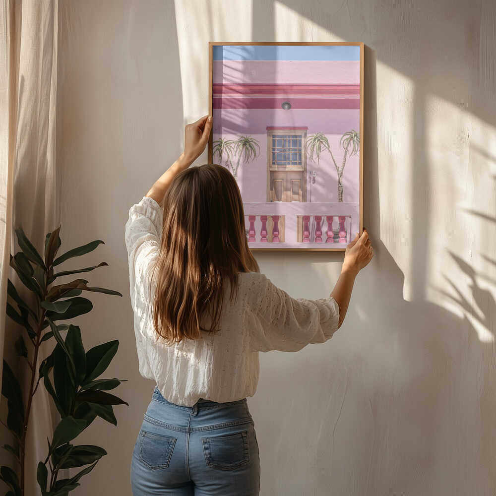 Peachy Facade Poster
