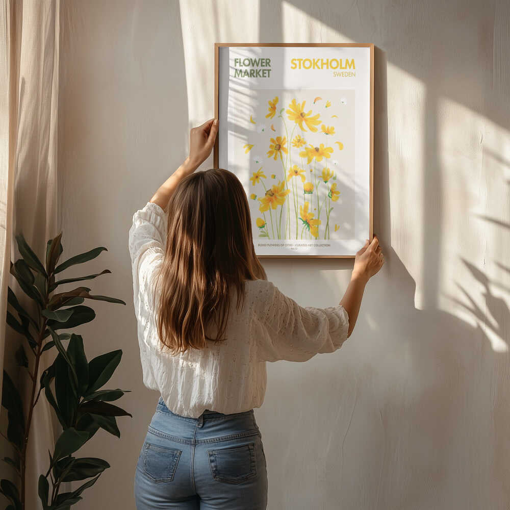 Stockholmer Blüten-Poster