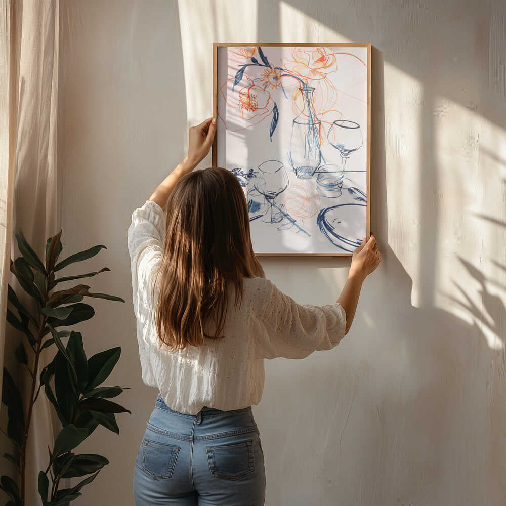 Floral Still-Life Poster